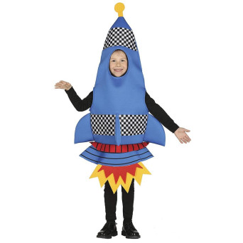 Disfraz de Cohete de color Azul Infantil
