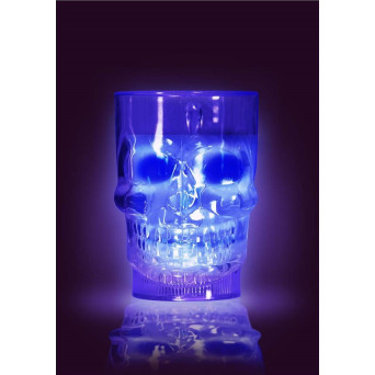 Jarra de Calavera de 10 x 14 Centímetros con Luz