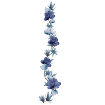 Guirnalda de Flores de color Gris de 220 Centímetros