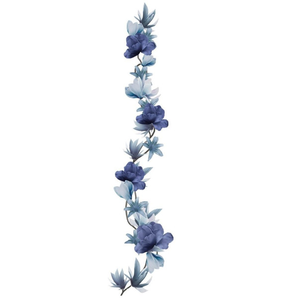 Guirnalda de Flores de color Gris de 220 Centímetros