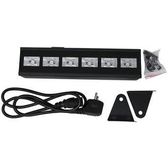Luz Negra UV con 6 LED´s de 3 Vatios 