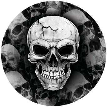 Plato de Calavera 6 Unidades de 23 Centímetros