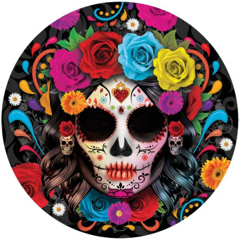 Plato de Catrina 6 Unidades de 23 Centímetros