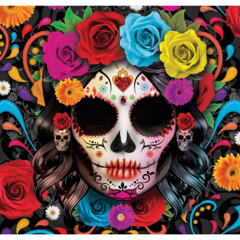 Servilleta de Catrina 12 Unidades de 33 x 33 Centímetros