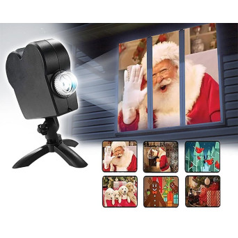 Proyector LED de Ventana con Películas Cortas