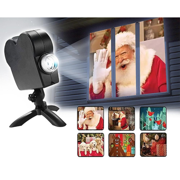 Proyector LED de Ventana con Películas Cortas