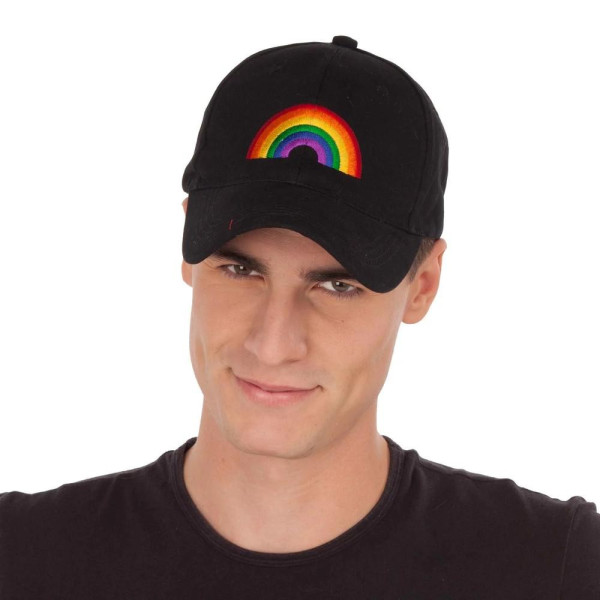 Gorra de Rainbow de color Negro para Adulto