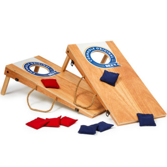 Juego de Cornhole de 60 x 30 Centímetros para Lanzamiento de Sacos