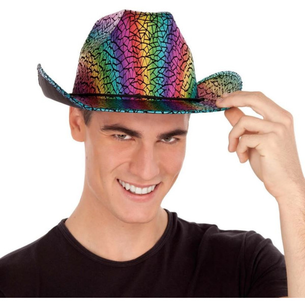 Sombrero de Vaquero Rainbow para Adulto
