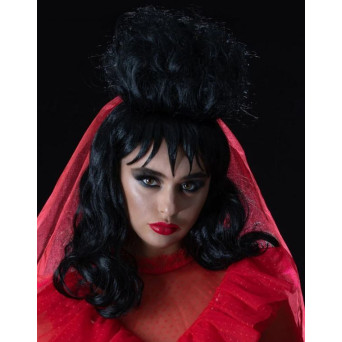 Peluca de Lidia de Beetlejuice para Adulto