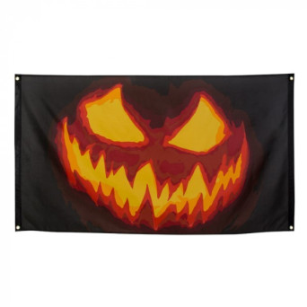 Bandera de Calabaza Siniestra de 90 x 150 Centímetros
