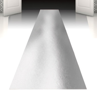 Alfombra de color Plata de 450 x 60 Centímetros