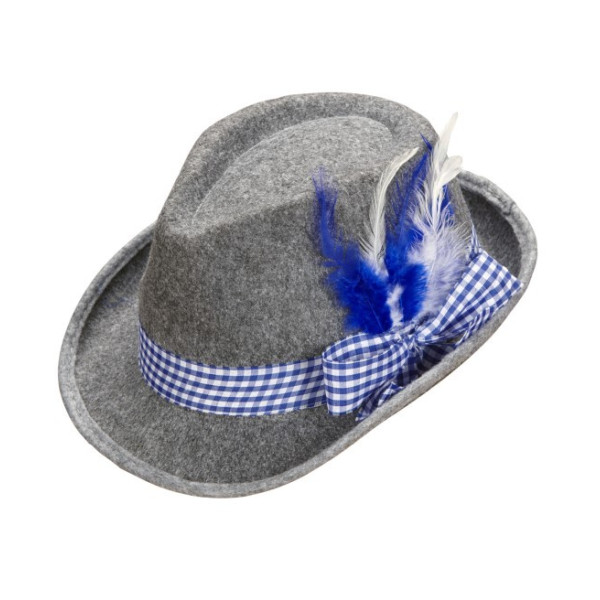 Sombrero de Bávaro con Plumas para Adulto