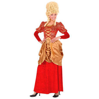 Disfraz de Marquesa de color Burdeos para Adulto