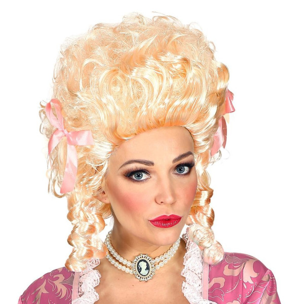Peluca Rubia de Dama Colonial para Adulto