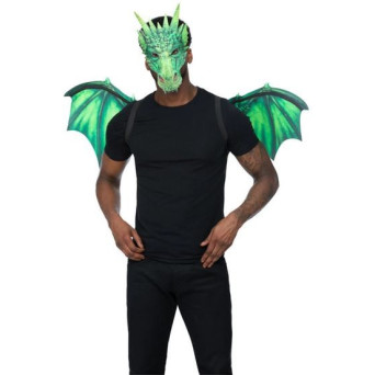 Set de Dragón de color Verde para Adulto