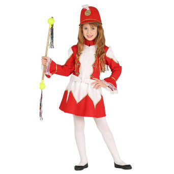 Disfraz de Majorette de color Rojo Infantil