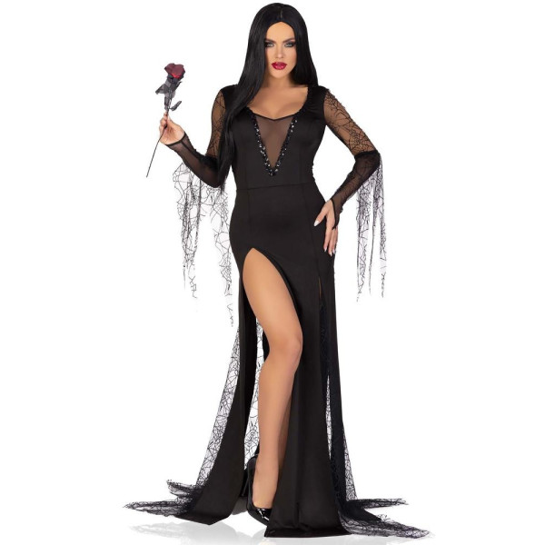 Disfraz de Morticia Espeluznante y Sexy para Adulto