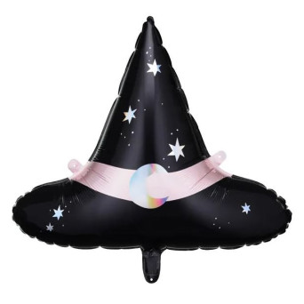 Globo Foil de Sombrero de Bruja de 66,5 x 57,5 Centímetros