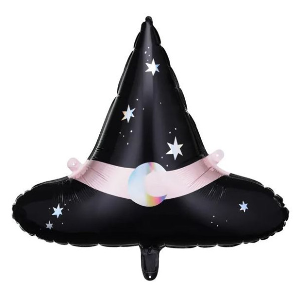 Globo Foil de Sombrero de Bruja de 66,5 x 57,5 Centímetros