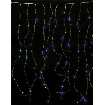 Cortina de Hilo con 200 LED´s Multicolor de 2 x 1,5 Metros