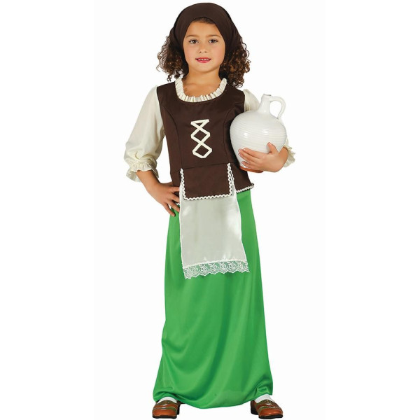 Disfraz de Posadera de color Verde Infantil