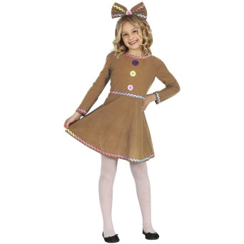 Disfraz de Galleta de Jengibre Infantil