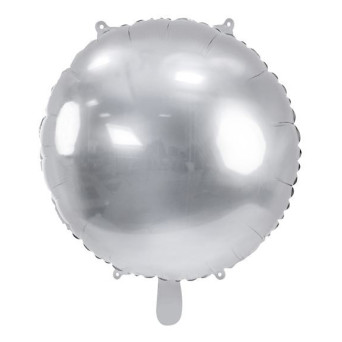 Globo Foil de 59 Centímetros de color Plata