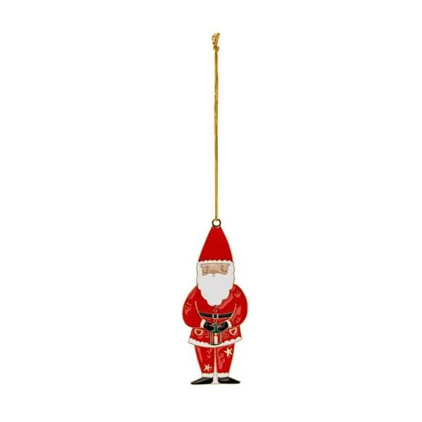 Papá Noel Metálico de 4 x 10 Centímetros