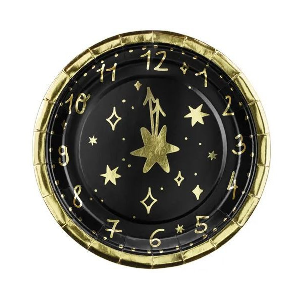 Plato de Reloj 6 Unidades de 18 Centímetros