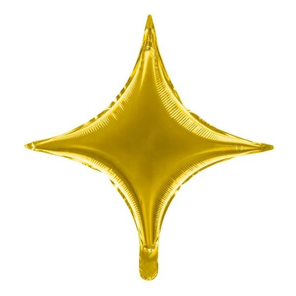 Globo Foil de Estrella de 45 Centímetros de color Oro
