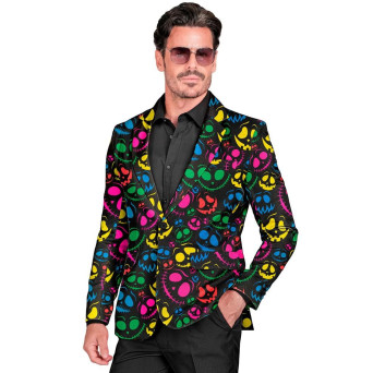 Chaqueta de Fantasma de Neón para Adulto