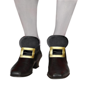 Hebilla de Zapato 2 Unidades de color Oro para Adulto