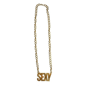 Collar de Sexy de color Oro para Adulto