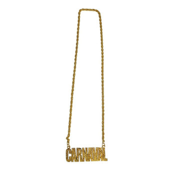 Collar de Carnaval de color Oro para Adulto