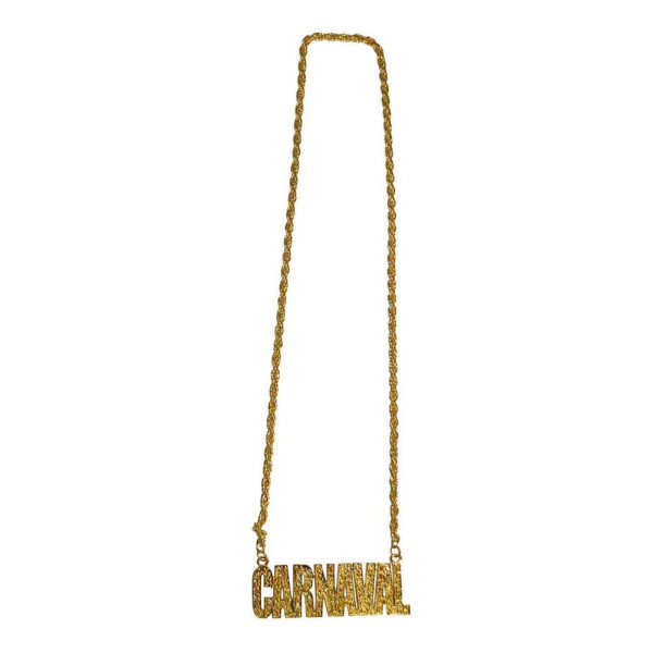 Collar de Carnaval de color Oro para Adulto