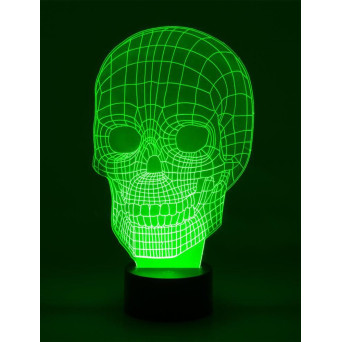 Lámpara de Calavera Multicolor