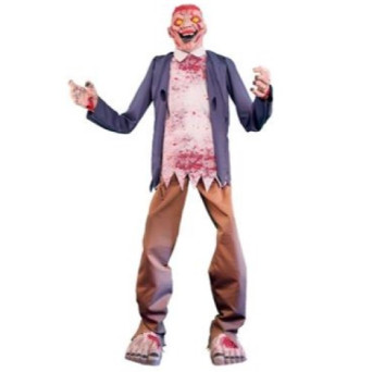 Muñeco de Zombie de 215 Centímetros con Luz, Movimiento y Sonido