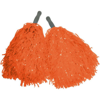 Pom Pom 2 Unidades de color Naranja