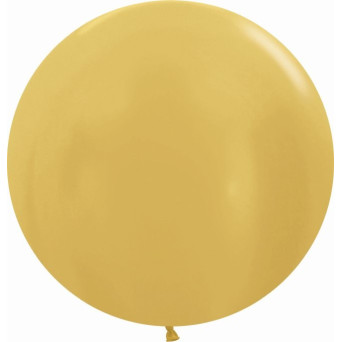 Globo Látex R24 de 60 Centímetros acabado Metal de Sempertex