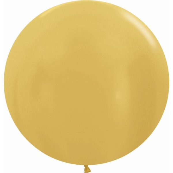 Globo Látex R24 de 60 Centímetros acabado Metal de Sempertex