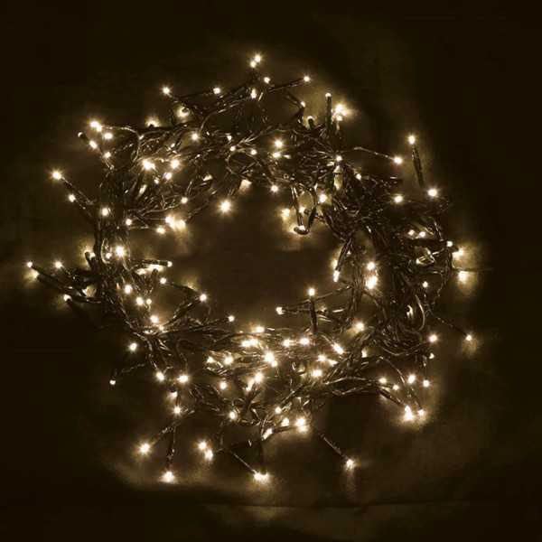 Guirnalda de 100 LED´s Blanco Cálido Multifunción para Exterior