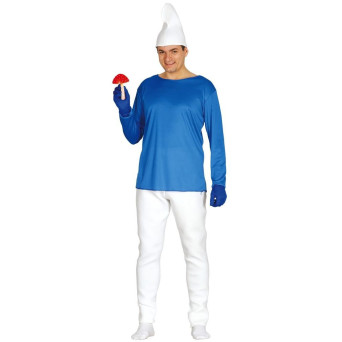 Disfraz de Enanito Azul para Adulto