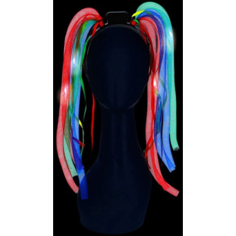 Diadema de Espagueti Rainbow con LED´s