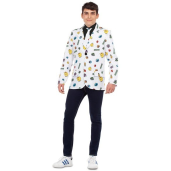 Chaqueta de Barrio Sésamo con Corbata para Adulto