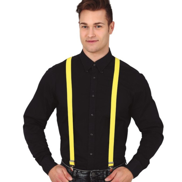 Tirantes de color Amarillo para Adulto