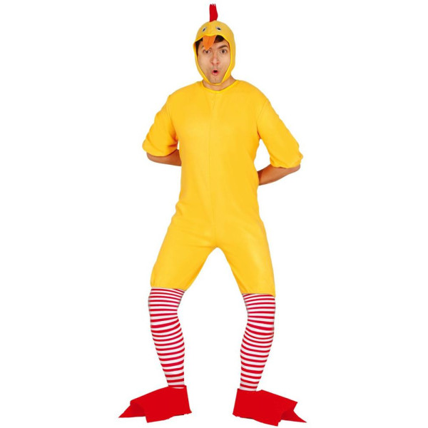 Disfraz de Pollito de color Amarillo para Adulto