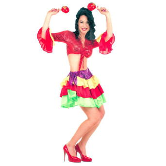 Disfraz de Rumbera Brasileña Samba para Adulto