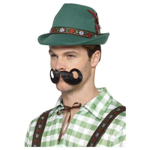 Sombrero de Alpino Trenker Deluxe de color Verde para Adulto