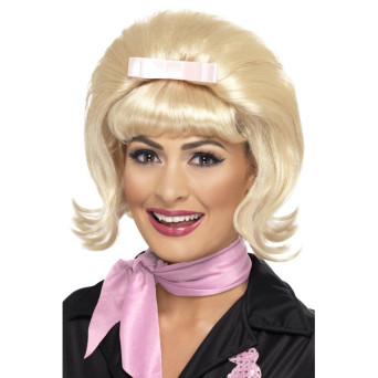 Peluca Rubia de Chica de los años 50s para Adulto